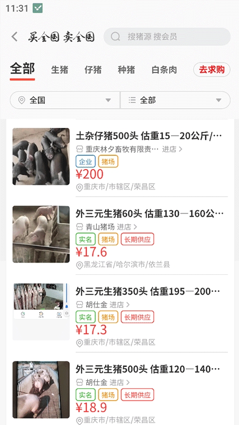 国家生猪市场