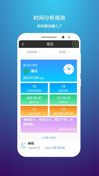 时间记录
