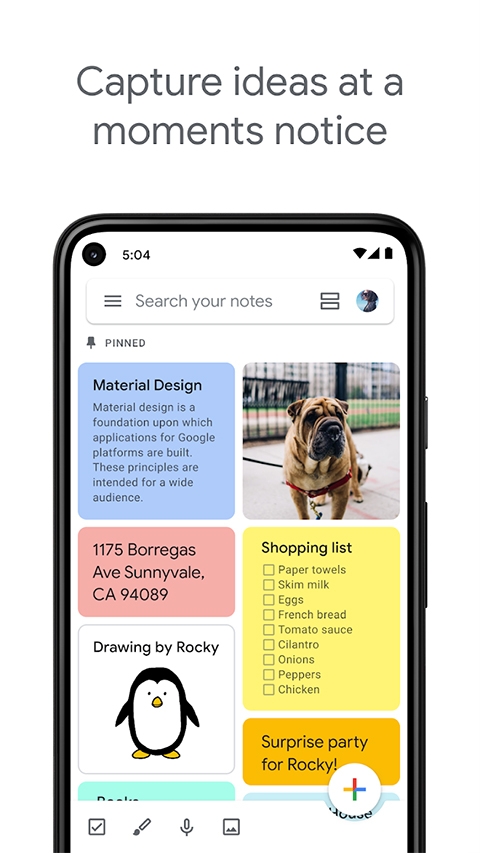 Google Keep（Keep 记事）