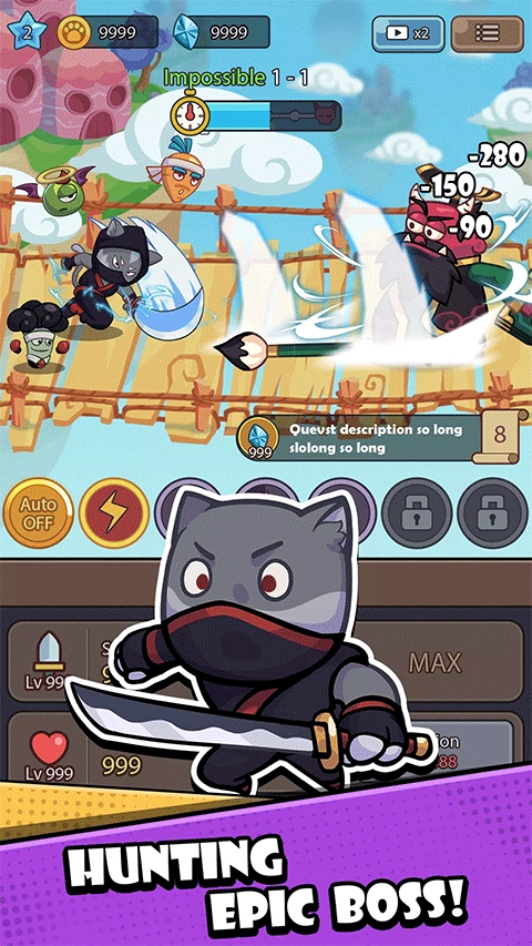 Cat Legend: Idle RPG War