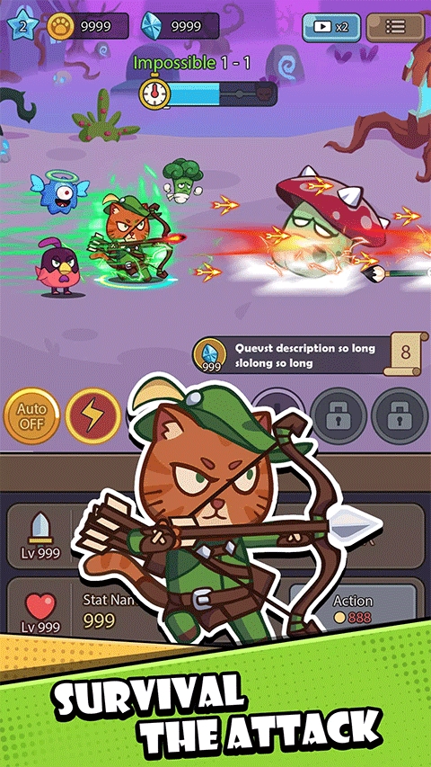 Cat Legend: Idle RPG War