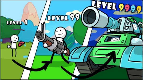 单枪匹马(One Gun Stickman)