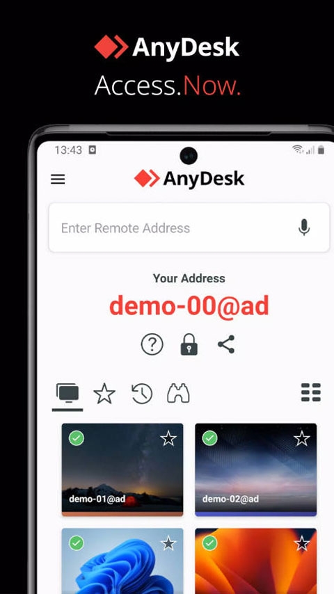 AnyDesk远程桌面控制