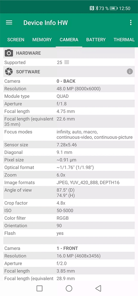 Device Info HW