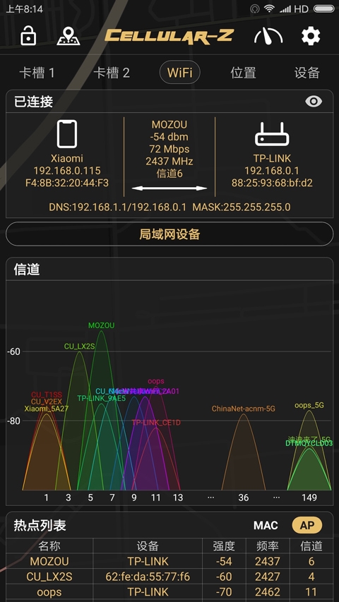 Cellular-Z信号测试