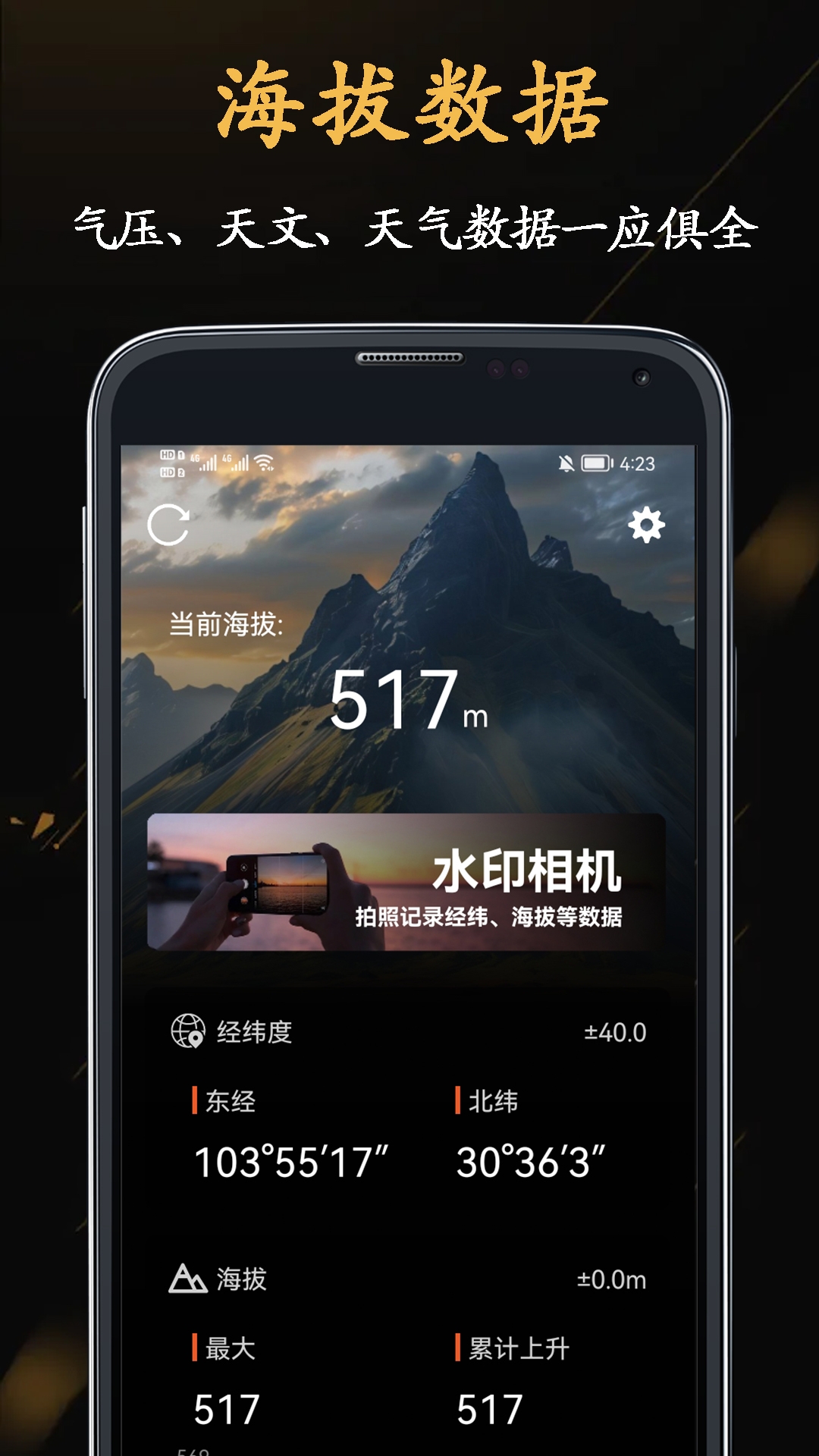 山图GPS全能海拔仪