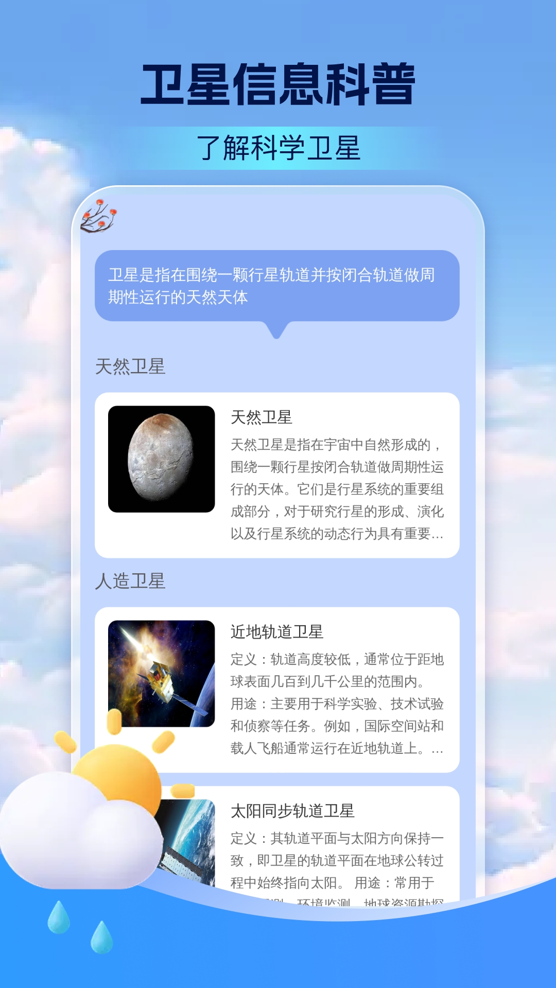 5G卫星定位天气预报