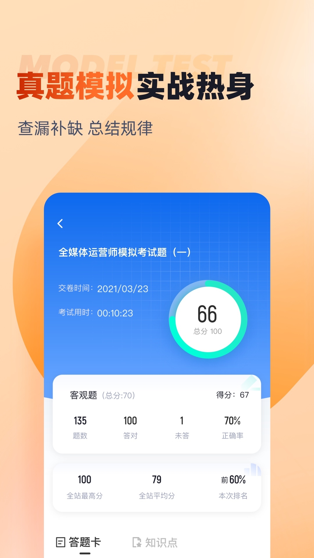 全媒体运营师考试聚题库