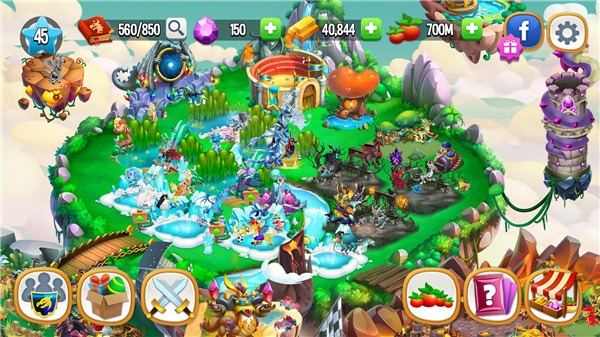 龙之国度(dragon city)