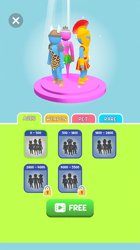 人群进化(Crowd Evolution!)