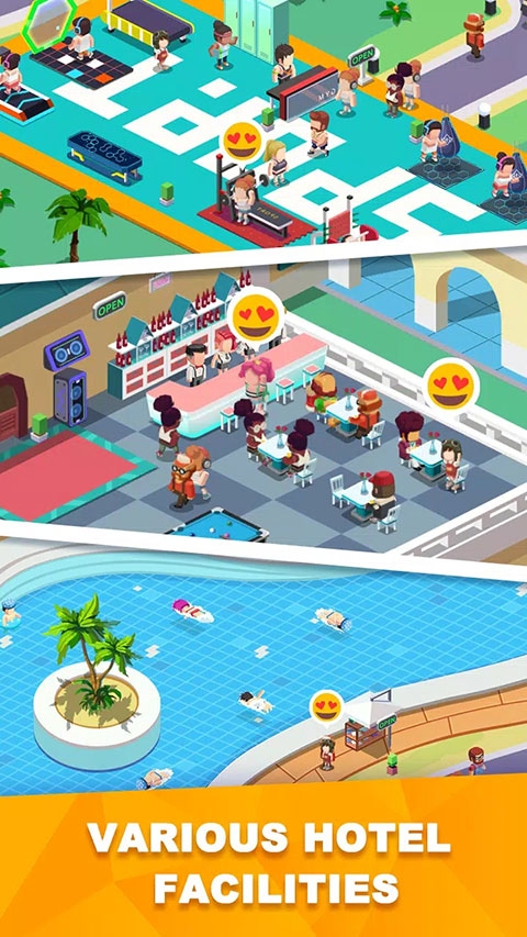 闲置度假村巨川(Sim Hotel Tycoon)